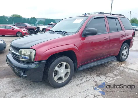 2006 Chevrolet Trailblazer Lt из США, поврежденный, VIN 1GNDT13S562183931